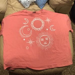 Sun and moon t shirt